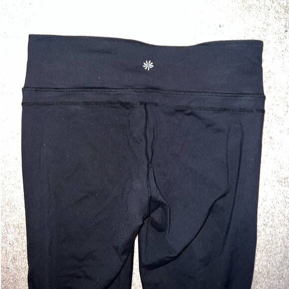 Athleta womens high waisted classic black waistband legging size L - Picture 5 of 10